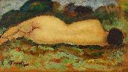 Nicolae Tonitza Nud intins painting